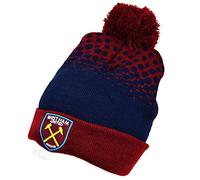 West Ham United F.C. Herren West Ham Fade Design Bommelmütze Hut, blau/rot, 54