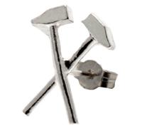 West Ham United FC Sterling Silber Ohrstecker