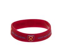 West Ham Utd FC Claret Gummy Bracelet Silicone Wristband Band Crest Official