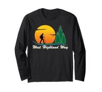 West Highland Way Wanderwege, Wege, Flüsse Langarmshirt