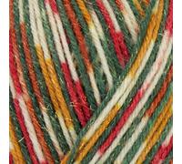 West Yorkshire Strickwolle - Spinner Signature - 4-fädig - Socke Fingering Britisch - 1208 Yuletide Sparkle