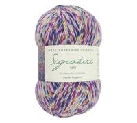 West Yorkshire Strickwolle - Spinners Signature - 4-lagig - Sock Fingering British - 1244 Purple Emperor