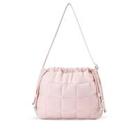 WESTBRONCO Gesteppte Hobo-Taschen für Frauen Nylon Umhängetasche Damen Handtaschen mit Schulterbreite Riemen, Mittelrosa, Medium, Puffer