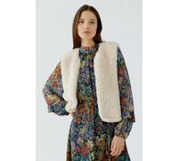 Oui - Strickweste whitecap gray - Gr. - 38