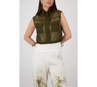 monari - Netz-Weste olive - Gr. - 46