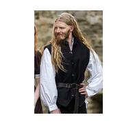 Weste aus handgewebter Baumwolle "Irvin" Schwarz XL