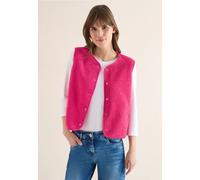 Fellweste CECIL, Damen, Gr. XL (44), beetroot pink, Stoff, 100% Polyester, unifarben, comfort fit normal, Rundhals, Westen (76025519-XL) beetroot pink