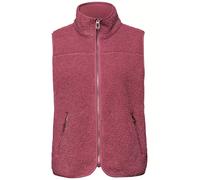 Weste aus Teddy-Material mit Zipper Grün 42