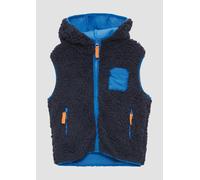 Weste aus Teddyplüsch 140 blau 2150309.5952.140