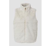Weste aus Teddyplüsch mit Stehkragen 38 creme 2171234.8108.38