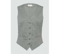 Weste aus Viskosemix 34 grau 2165103.9730.34