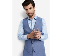 CINQUE Weste Herren Extra Slim Fit V-Ausschnitt Schurwoll-Stretch blau, 50 (M)