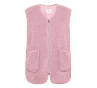 Fellweste CARTOON "Damen mit aufgesetzten Taschen", Damen, Gr. 44, rosa (light mauve), Obermaterial: 100% Polyester, figurumspielend normal, V-Ausschnitt, Westen (82586625-44) light mauve
