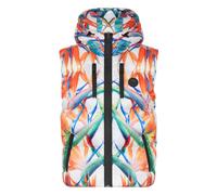 Longweste PLEIN SPORT "Flowers", Damen, Gr. S, 0121, weiß, multicolorot, Obermaterial: 100% Polyester; Futter: 100% Polyester; Füllung: 100% Polyester, Westen (71862552-S) 0121, weiß, multicolorot