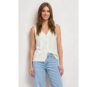 Weste in Feinstrick-Optik mit V-Neck