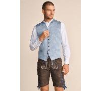 Weste JUNIS % - Krüger Buam - 951668-000-0081 - Trachtenweste Hellblau/Hellblau - Gr. - 58