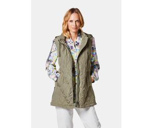 Weste mit Kapuze grün 42