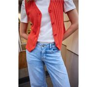 Weste mit V-Neck und Knopfleiste
