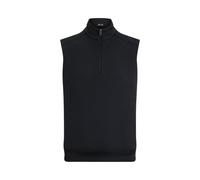 RLX Ralph Lauren Half-Zip Luxury Jersey Vest Polo Black Schwarz XL