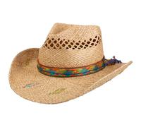 Western Festival Raffiahut by Stetson natur S (54-55 cm)