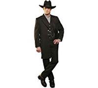 Western Old Style Gehrock, Gunslinger Coat, Lang Sakko (M)