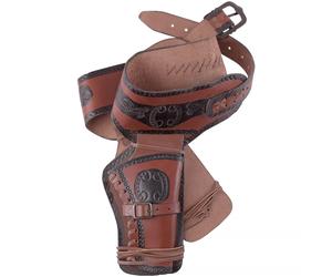 Western Revolver Gürtel mit zwei Holstern