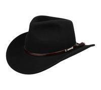 Western Woolfelt by Stetson schwarz M (56-57 cm)