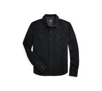 Westernhemd-Pullover mit Kaschmir XL Black