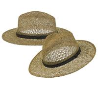 Westernhut aus Seegras natur, 63