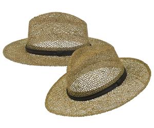 Westernhut aus Seegras natur, 63