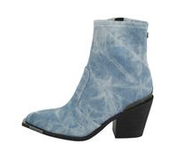 Buffalo Damen Stiefeletten/Westernstiefeletten West Boot LO Blau Textil, Größe:41, Farbauswahl:blau