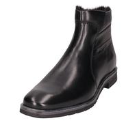 Westernstiefelette BUGATTI, Herren, Gr. 46, schwarz, Lederimitat, Basic, Schuhe, Stiefelette, Business Schuh mit Warmfutter und Reißverschluss (87653468-46) schwarz