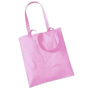Westford Mill Baumwolltasche 'Bag for Life' Einkaufstasche W101 classic pink 38 x 42 cm