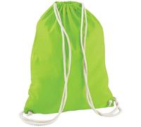 WM110 Westford Mill Cotton Gymsac Lime Green 37 x 46 cm
