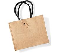 WM407 Westford Mill Jute Classic Shopper Natural 42 x 33 x 19 cm