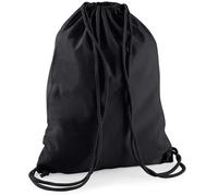 Westford Mill Baumwoll Turnbeutel Sportbeutel W110 black/black 37 x 46 cm