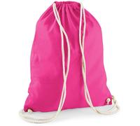 WM110 Westford Mill Cotton Gymsac Fuchsia 37 x 46 cm