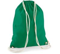 Westford Mill Baumwoll Turnbeutel Sportbeutel W110 kelly green 37 x 46 cm