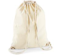 WM110 Westford Mill Turnbeutel aus Baumwolle Natural 37 x 46 cm