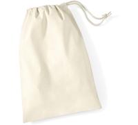 Westford Mill Baumwoll Utensilien Beutel Sportbeutel W115 natural XL (49 x 75 cm)