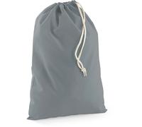 Westford Mill Baumwoll Utensilien Beutel Sportbeutel W115 pure grey XL (49 x 75 cm)