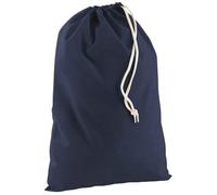 Westford Mill WM115 Schuhbeutel aus Baumwolle Navy - sechs Größen - XL (49 x 75 cm)