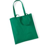 Westford Mill Baumwolltasche 'Bag for Life' Einkaufstasche W101 kelly green 38 x 42 cm