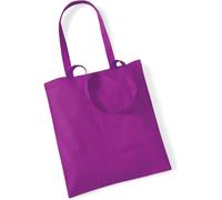 Westford Mill Baumwolltasche 'Bag for Life' Einkaufstasche W101 magenta 38 x 42 cm