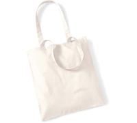 Westford Mill Baumwolltasche 'Bag for Life' Einkaufstasche W101 natural 38 x 42 cm