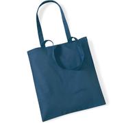 Westford Mill Baumwoll-Einkaufstasche WM101 – 38 x 42 cm, Petrol