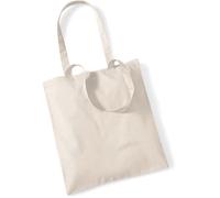 Westford Mill Baumwoll-Tragetasche Bag For Life - lange Henkel, 38 x 42 cm - Sand