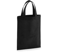 Westford Mill Baumwolltasche Mini W103 black 19 x 25 cm