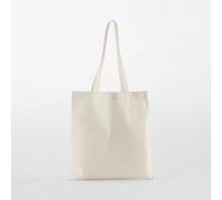 Westford Mill Baumwolltaschen Einkaufstaschen mit langen Henkel Natur