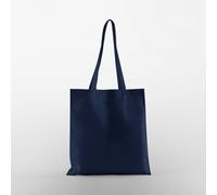 Westford Mill Baumwolltaschen Einkaufstaschen mit langen Henkel Navy (French)